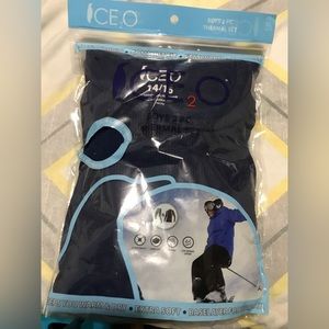 Boys size XL 14/16 2pcs Navy Blue Thermal Set